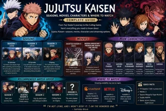Jujutsu Kaisen Seasons, Movies, Characters & Where to Watch