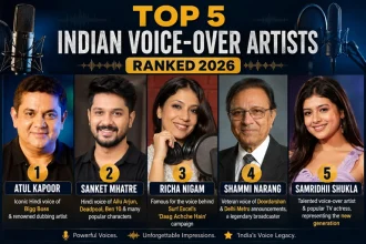Top 5 Indian Voice-over Artists Ranked 2026 Atul Kapoor, Sanket Mhatre, Richa Nigam, Shammi Narang & Samridhii Shukla